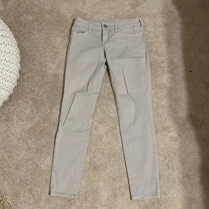 American eagle gray jeggings, size 2 short
